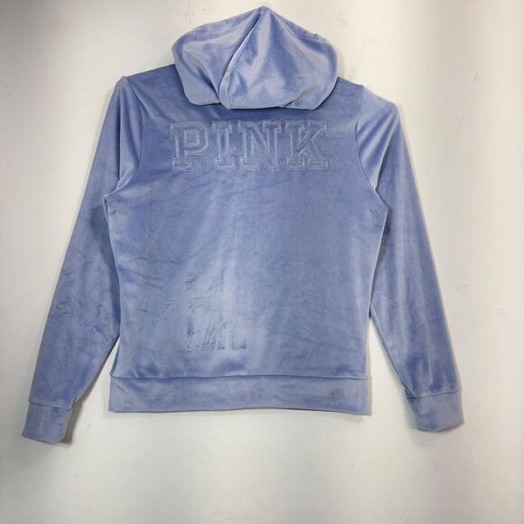 Pink Victoria's Secret Womens Set‎ Lavanda Velvet Size Hoodie: S Size Jogger: M - Picture 4 of 16